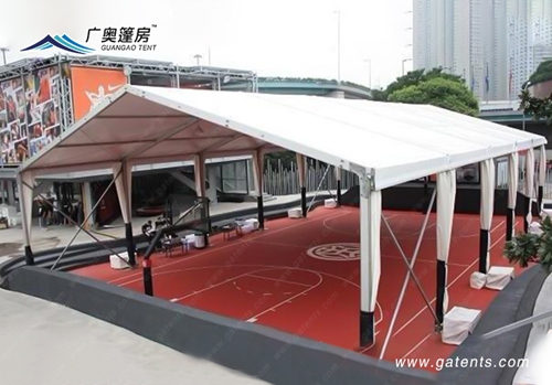 哪種造型的篷房適合作為籃球場館？